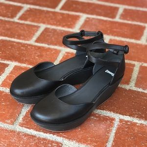 Camper Damas black leather Mary Jane